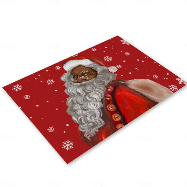 Christmas Table Runner Festive Holiday Table Decor Adds Seasonal Charm to Your Dining or Coffee Table Perfect for Christmas Gatherings and Winter Celebrations