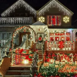 Christmas USB 4 Meter 96 Light Ice strip light 8 function remote control Christmas holiday wedding indoor and outdoor courtyard decoration light