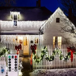Christmas USB 4 Meter 96 Light Ice strip light 8 function remote control Christmas holiday wedding indoor and outdoor courtyard decoration light