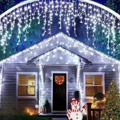 Christmas USB 4 Meter 96 Light Ice strip light 8 function remote control Christmas holiday wedding indoor and outdoor courtyard decoration light