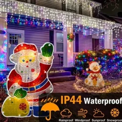 Christmas USB 4 Meter 96 Light Ice strip light 8 function remote control Christmas holiday wedding indoor and outdoor courtyard decoration light