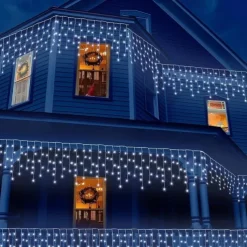 Christmas USB 4 Meter 96 Light Ice strip light 8 function remote control Christmas holiday wedding indoor and outdoor courtyard decoration light