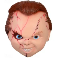 Chucky Halloween Mask Halloween Props Chucky Scary Costume Adults' Men's Women's Halloween Carnival Easy Halloween Costumes Dress Up