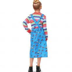 Chucky Scary Doll Halloween Cosplay Costume Scary Costume Kid's Boys' Girls' Carnival Mardi Gras Performance Party Easy Halloween Costumes Dress Up