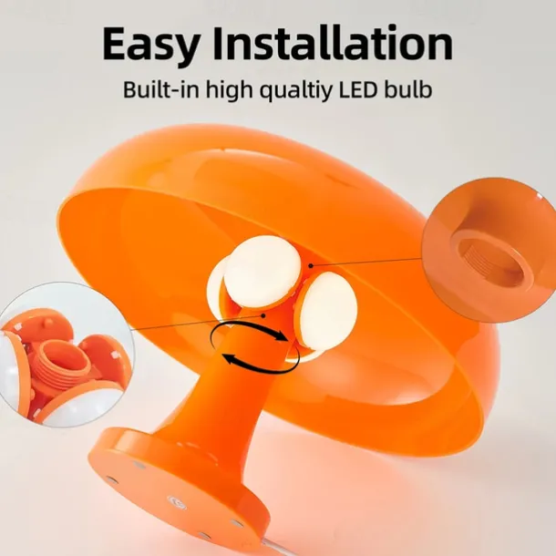 Classic Mushroom Table Lamp Modern Bauhaus Design Table Lamp Hotel Bedroom Atmosphere Lamp