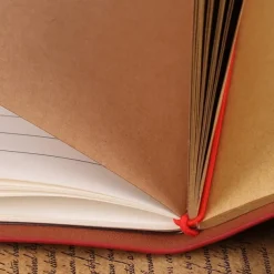 Classic Retro PU Leather Travel Notebook Personalized Journal Spiral Ring Binder Diary Notepad, Back to School Gift