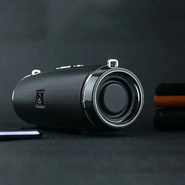 Clear Stereo Sound Professional IPX7 Waterproof Outdoor HIFI Column Speaker Wireless Bluetooth Speaker Subwoofer Sound Box Support FM Radio TF Mp3 Player