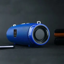 Clear Stereo Sound Professional IPX7 Waterproof Outdoor HIFI Column Speaker Wireless Bluetooth Speaker Subwoofer Sound Box Support FM Radio TF Mp3 Player