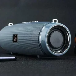 Clear Stereo Sound Professional IPX7 Waterproof Outdoor HIFI Column Speaker Wireless Bluetooth Speaker Subwoofer Sound Box Support FM Radio TF Mp3 Player