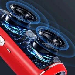 Clear Stereo Sound Professional IPX7 Waterproof Outdoor HIFI Column Speaker Wireless Bluetooth Speaker Subwoofer Sound Box Support FM Radio TF Mp3 Player