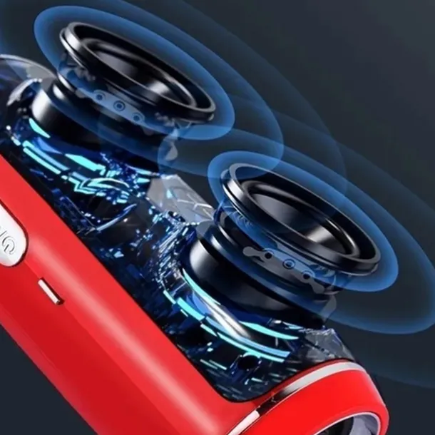 Clear Stereo Sound Professional IPX7 Waterproof Outdoor HIFI Column Speaker Wireless Bluetooth Speaker Subwoofer Sound Box Support FM Radio TF Mp3 Player