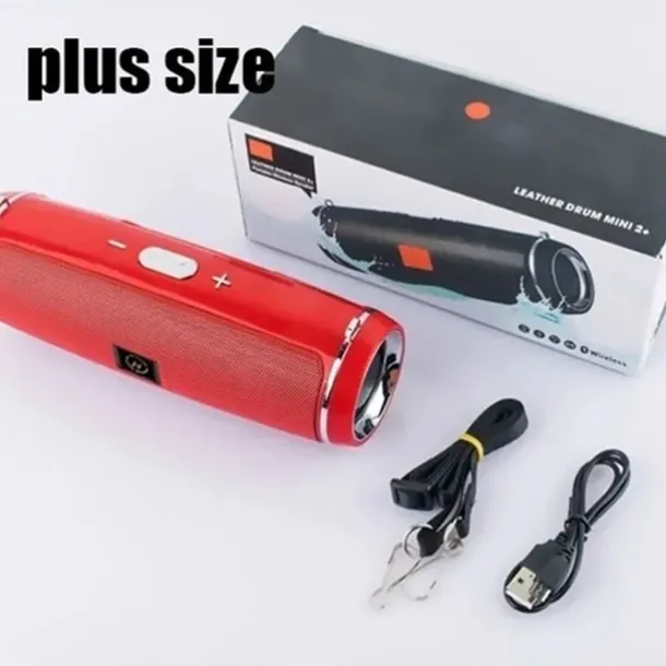 Clear Stereo Sound Professional IPX7 Waterproof Outdoor HIFI Column Speaker Wireless Bluetooth Speaker Subwoofer Sound Box Support FM Radio TF Mp3 Player