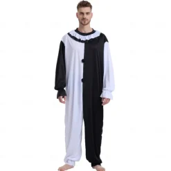 Clown Killer Clown Halloween Mask Jumpsuit Full Head Terrifier Scary Costume Kid's Adults' Men's Boys' Halloween Carnival Easy Halloween Costumes Dress Up