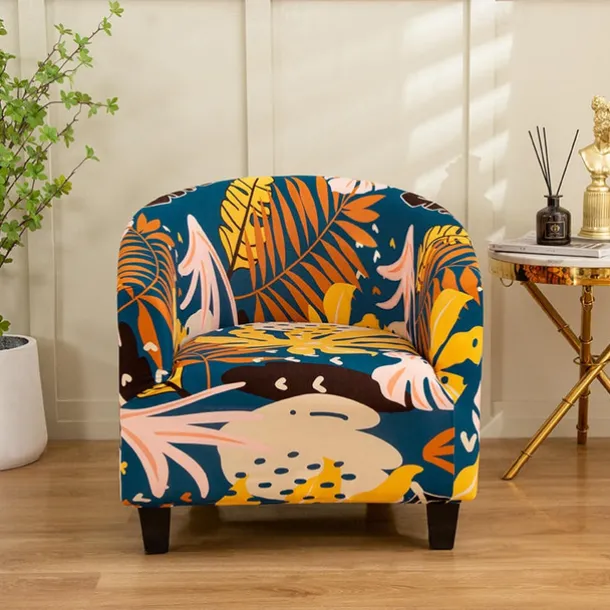Club Chair Cover Barrel Chair Slipcover Stretch Tub Chair Slipcover, Arm Chair Sofa Cover For Dogs Pet,Washable Couch Furniture Protector Soft Durable