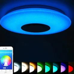 40cm Ceiling Light Bluetooth Music Absorption Dome Light LED Colorful Story Light Mobile phone smart APP Master Bedroom Light