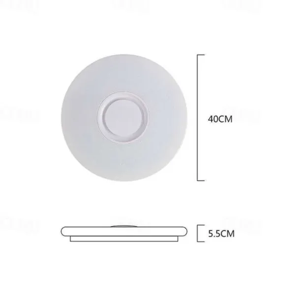 40cm Ceiling Light Bluetooth Music Absorption Dome Light LED Colorful Story Light Mobile phone smart APP Master Bedroom Light
