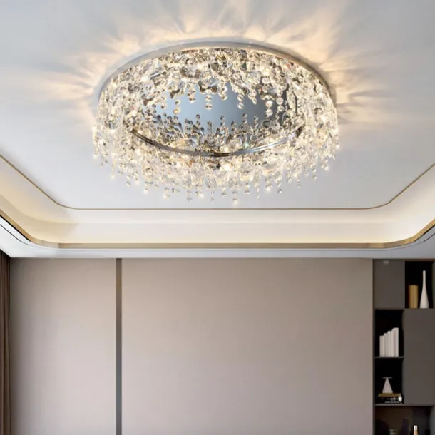 50cm Ceiling Lights Unique Design Ceiling Lights Stainless Steel Electroplated Modern 220-240V