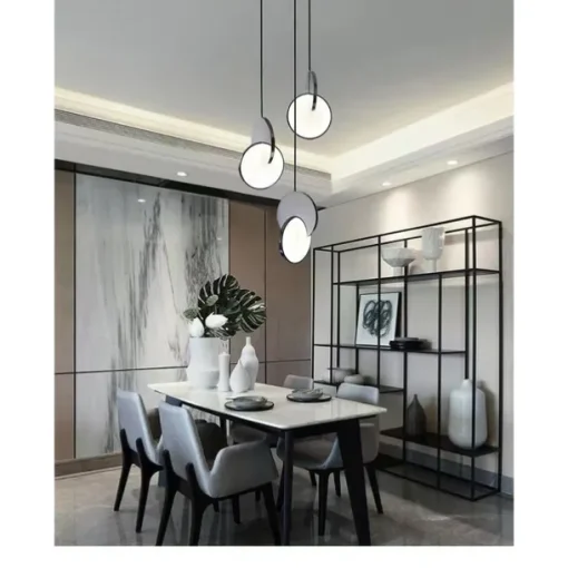 28cm Circle / Round Design Geometric Shapes Pendant Light Stainless Steel Artistic Style Formal Style Vintage Style Artistic Vintage 85-265V