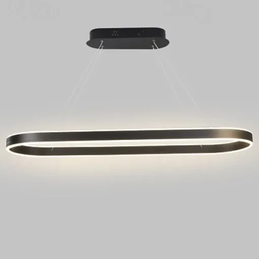 80/100cm Circle Design Pendant Light LED Nordic Style Aluminium Alloy Painted Finishes Modern Fashion for Dining Room Kitchen Living Room 110-240V 78W ONLY DIMMABLE WITH REMOTE CONTROL
