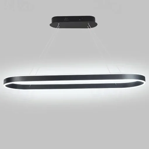 80/100cm Circle Design Pendant Light LED Nordic Style Aluminium Alloy Painted Finishes Modern Fashion for Dining Room Kitchen Living Room 110-240V 78W ONLY DIMMABLE WITH REMOTE CONTROL