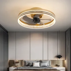 50cm LED Ceiling Fan Light Ceiling Fan Metal Painted Finishes Modern 220-240V