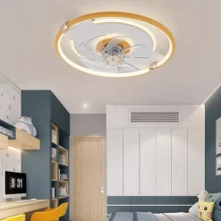 50cm LED Ceiling Fan Light Ceiling Fan Metal Painted Finishes Modern 220-240V