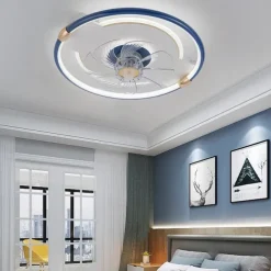 50cm LED Ceiling Fan Light Ceiling Fan Metal Painted Finishes Modern 220-240V