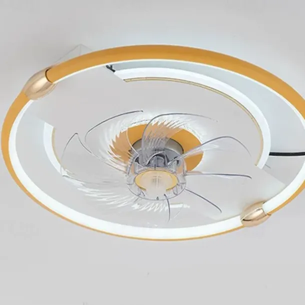 50cm LED Ceiling Fan Light Ceiling Fan Metal Painted Finishes Modern 220-240V