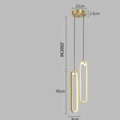 40cm LED Pendant Light Single Design Aluminium Alloy Formal Modern Style Stylish Painted Finishes Dining Room Bedroom Lights 110-240V