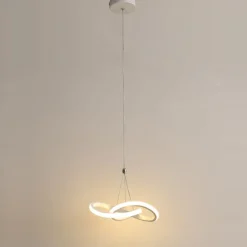 22cm 1-Light 15W Mini Pendant Light LED Ambient Lamp Aluminum Black White Painted for Living Room Bedroom Dining Room Warm White / White