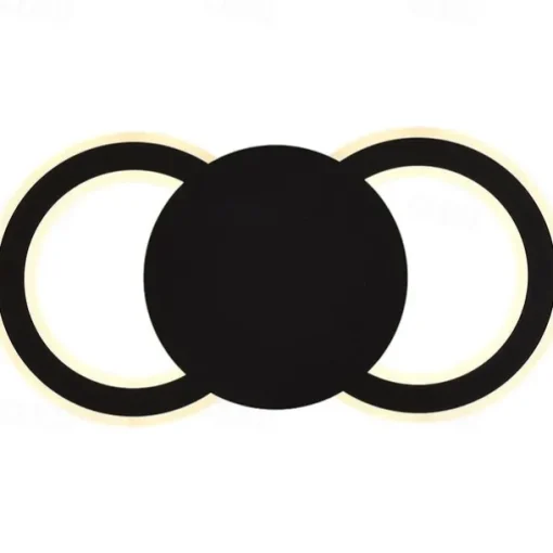 35cm New LED Ceiling Light Modern Black White Porch Lamp Corridor Lamp Bedroom Living Room Lamp Modern Simple Creative Wall Lamp Study Lamp Balcony Multi Purpose Lamp