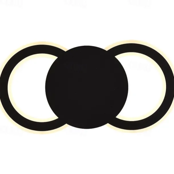 35cm New LED Ceiling Light Modern Black White Porch Lamp Corridor Lamp Bedroom Living Room Lamp Modern Simple Creative Wall Lamp Study Lamp Balcony Multi Purpose Lamp