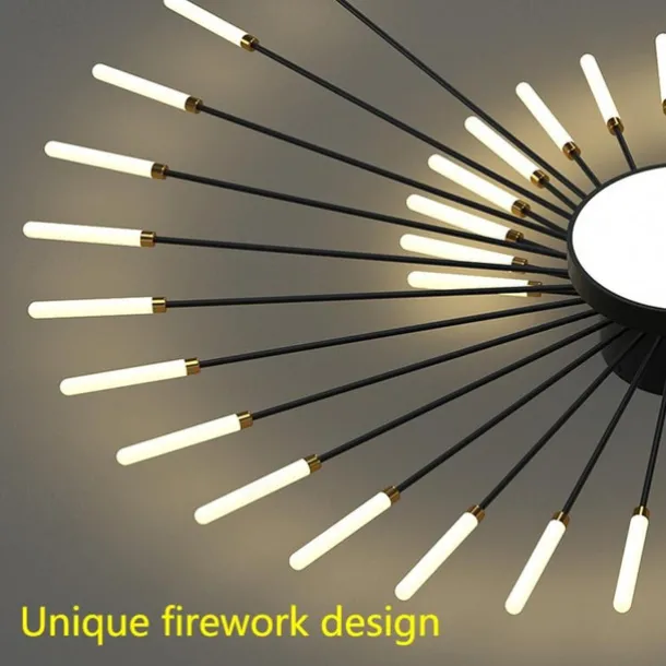 128cm Single Design Ceiling Lights Metal LED Nordic Style 110-240 V