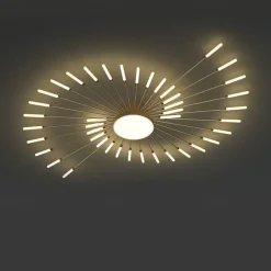 128cm Single Design Ceiling Lights Metal LED Nordic Style 110-240 V