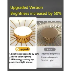 128cm Single Design Ceiling Lights Metal LED Nordic Style 110-240 V