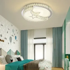 50cm Unique Design Ceiling Lights Stainless Steel Electroplated Modern 220-240V
