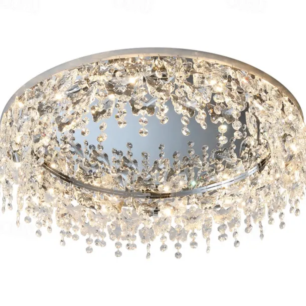 80cm Unique Design Chandelier Stainless Steel Electroplated Modern 220-240V