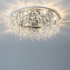 80cm Unique Design Chandelier Stainless Steel Electroplated Modern 220-240V