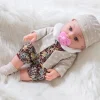 30cm/12inch Reborn doll Realistic baby doll with set hat socks pacifier Christmas Festival Gift