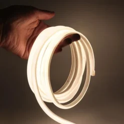 COB LED Strip 288 LEDs/m 220V EU Plug RA90 COB Outdoor Neon Sign Tape White Natural Pink Red For Kitchen Lighting