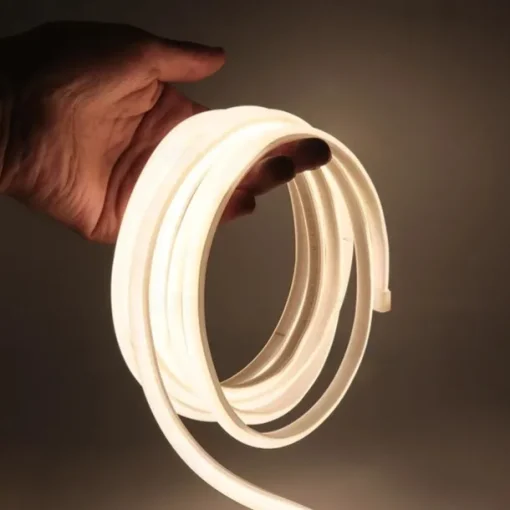 COB LED Strip 288 LEDs/m 220V EU Plug RA90 COB Outdoor Neon Sign Tape White Natural Pink Red For Kitchen Lighting
