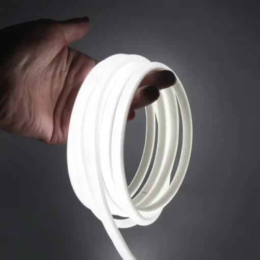COB LED Strip 288 LEDs/m 220V EU Plug RA90 COB Outdoor Neon Sign Tape White Natural Pink Red For Kitchen Lighting