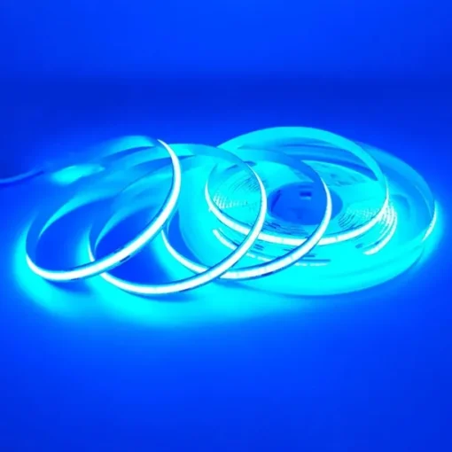 COB LED Strip Light, 5M Linear Dimmable LED Strip Light, High Brightness Flexible 12V COB Led Light RA90 Bedroom
