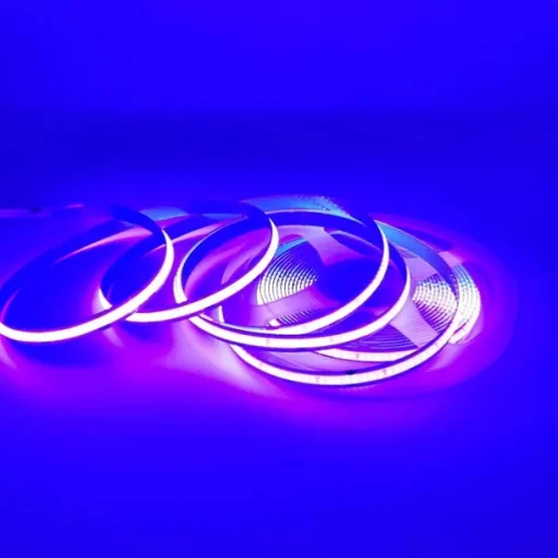 COB LED Strip Light, 5M Linear Dimmable LED Strip Light, High Brightness Flexible 12V COB Led Light RA90 Bedroom