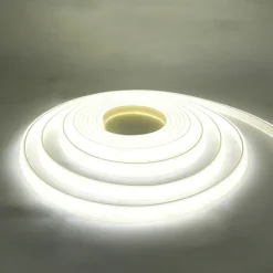 COB LED Strip Lights, 360 LEDs/m Waterproof Outdoor Decor, Flexible High-Brightness Ribbon Light, 3000K/4000K/6000K, 220V