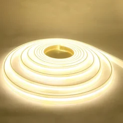 COB LED Strip Lights, 360 LEDs/m Waterproof Outdoor Decor, Flexible High-Brightness Ribbon Light, 3000K/4000K/6000K, 220V