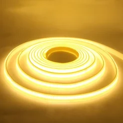 COB LED Strip Lights, 360 LEDs/m Waterproof Outdoor Decor, Flexible High-Brightness Ribbon Light, 3000K/4000K/6000K, 220V