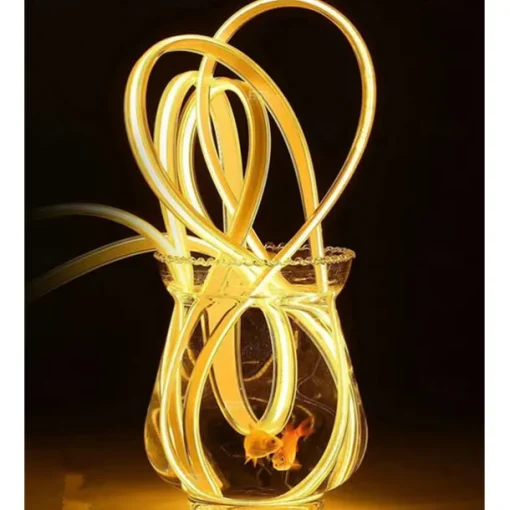 COB LED Strip Lights, 360 LEDs/m Waterproof Outdoor Decor, Flexible High-Brightness Ribbon Light, 3000K/4000K/6000K, 220V