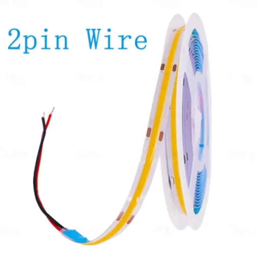 COB LED Strip Lights DC 12V 320 Diodes COB Flexible LED Bar Tape Ribbon Linear for Room Decor 1m/2m/3m/4m/5m