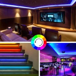 COB LED Strip Lights Flexible Neon Waterproof 60cm 2ft 8W DC12V White Yellow Red Blue Green Blue Pink Backlight Home Décor